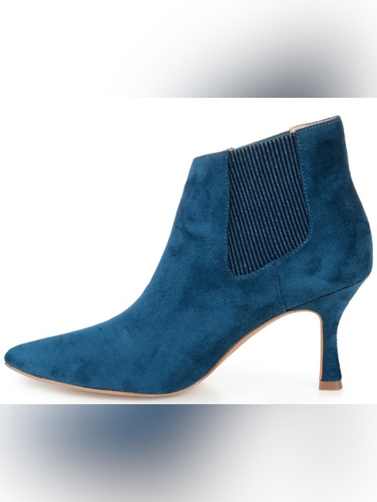 Journee Collection Shoes - Journee Collection Teal Faux Suede Ankle Boot size 10